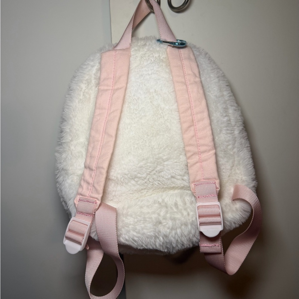Claire’s Fuzzy Unicorn Mini Backpack - Picture 3 of 7